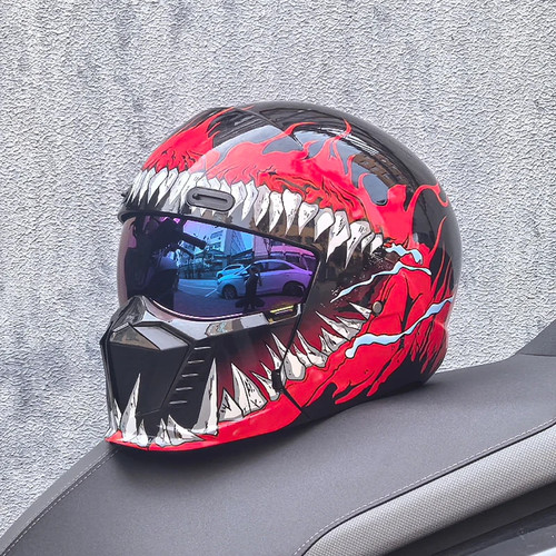 Retro motorcycle helmet - motorcycle,